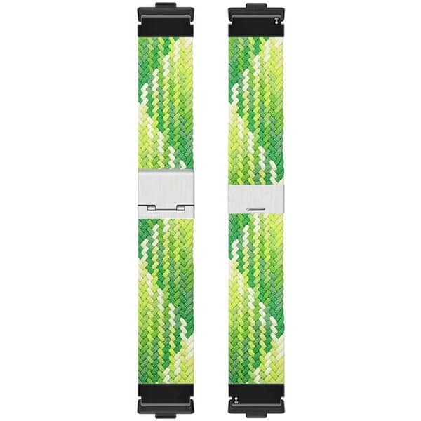 Flettet elastisk urrem til Huawei Watch Fit 5 - Gradient green