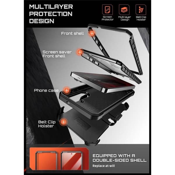 SUPCASE UB Pro Mag 2-set cover til Samsung Galaxy S26 - Sort