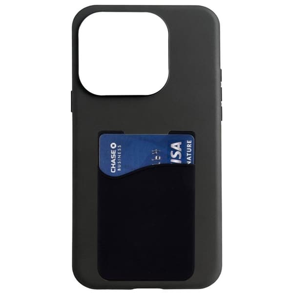 Silikone cover med kortholder til OnePlus 15 - Sort