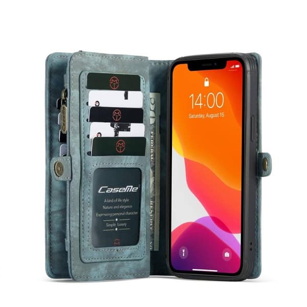 CaseMe mobildeksel 008 8-kort til Apple iPhone 12 Pro - BlÃ¥