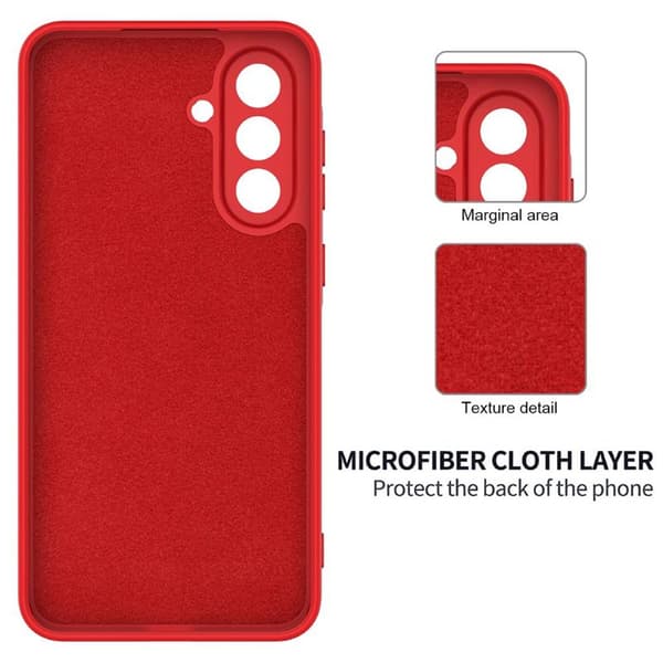 Liquid silikone cover til Samsung Galaxy S26 Plus - China Red