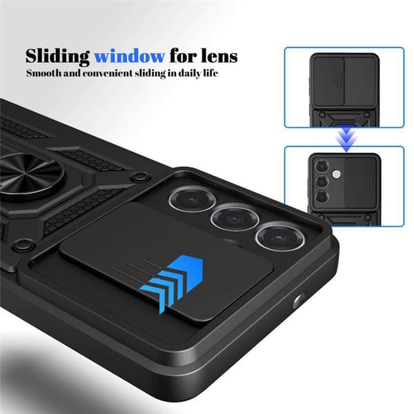 Jazz 3i1 cover til Samsung Galaxy S26 - Sort