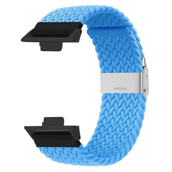 Flettet elastisk urrem til Huawei Watch Fit 5 - Skyblue