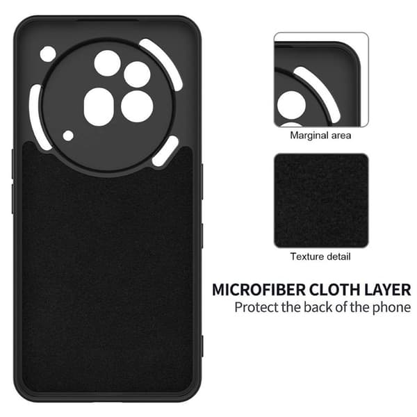 Liquid silikone cover til Nothing Phone 3a Pro - Sort
