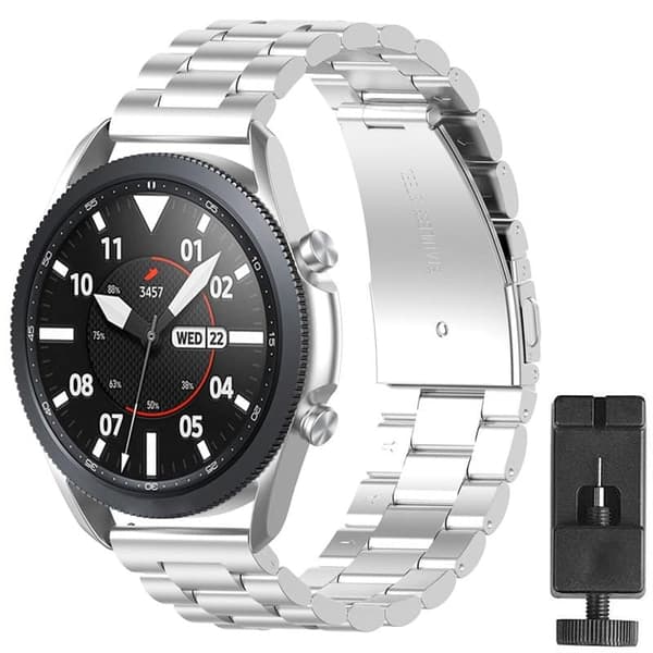 Urrem rustfri stÃ¥l til Samsung Galaxy Watch 3 (41mm) - SÃ¸lv