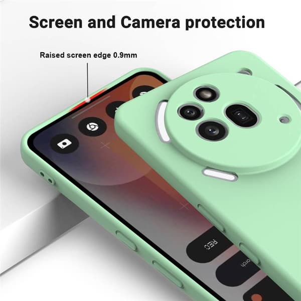 Liquid silikone cover til Nothing Phone 3a Pro - Mynte