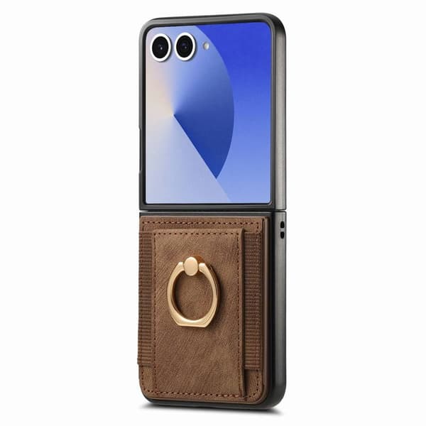Elastic Ring Case til Samsung Galaxy Z Flip 8 - Espresso Noir