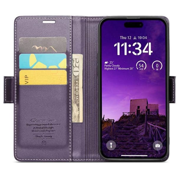 CaseMe mobildeksel 023 til Apple iPhone 17 Pro Max - Lilla