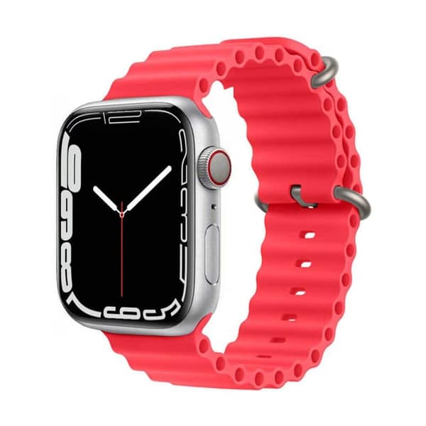 RIB Kellon ranneke Apple Watch 7 (41mm) - Punainen