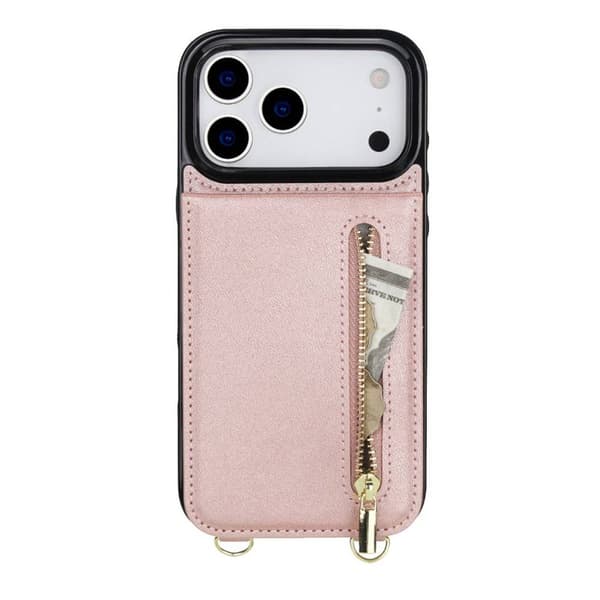 Zipper necklace case till Apple iPhone 17 Pro - RosÃ¨