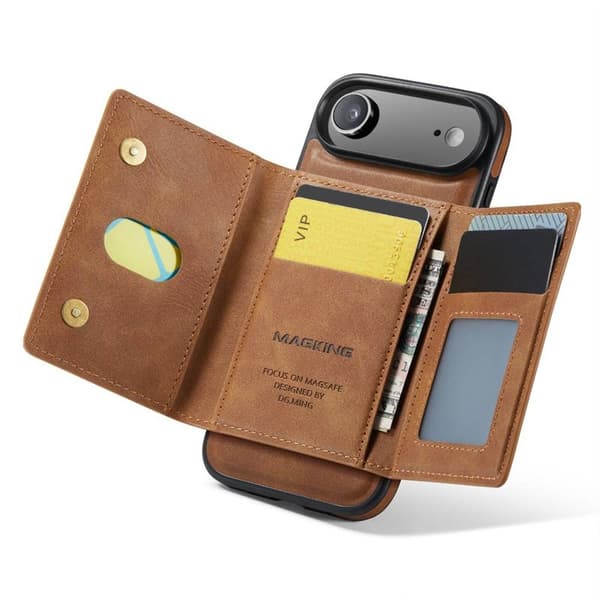 DG-Ming Magking K2 2i1 deksel til Apple iPhone Air - Brun
