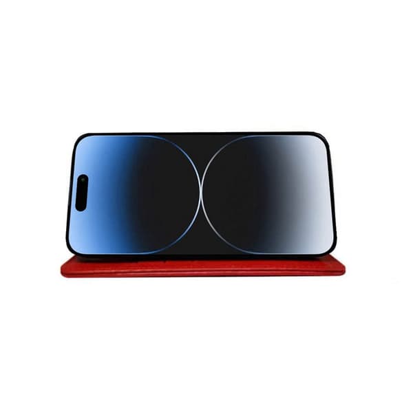 Plånboksfodral 3-kort till Apple iPhone 17 Pro Max - Röd