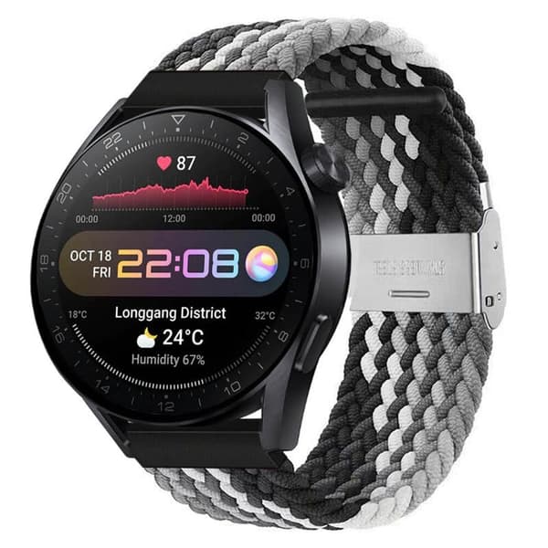 Punottu Kellon ranneke Huawei Watch 3 Pro (48mm) - Gradient grey
