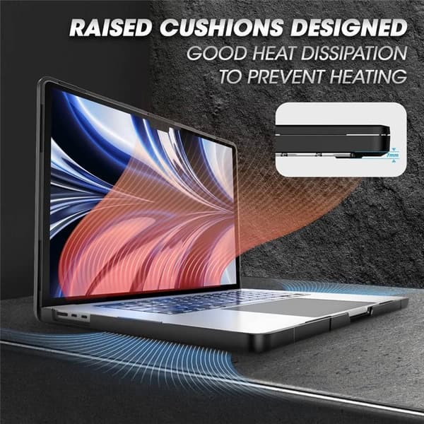 SUPCASE UB cover til MacBook Air 15.3 (2023) - Sort