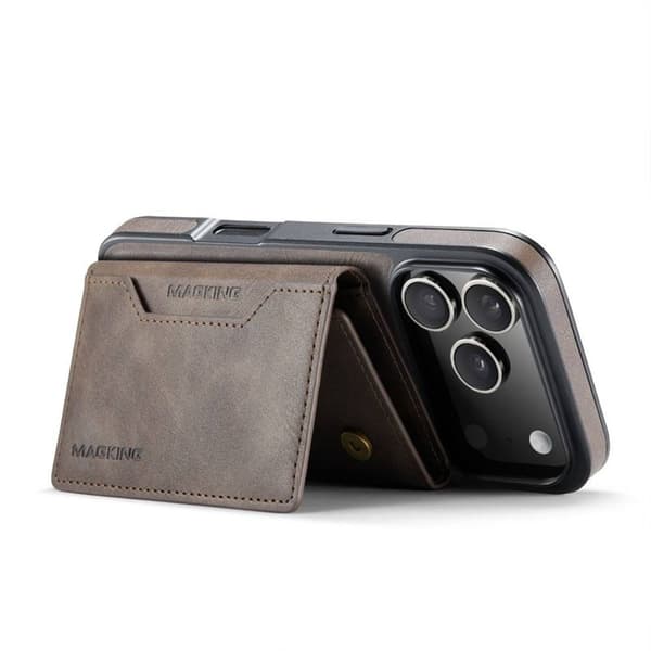 DG-Ming Magking K2 2i1 cover til Apple iPhone 17 Pro Max - Coffe