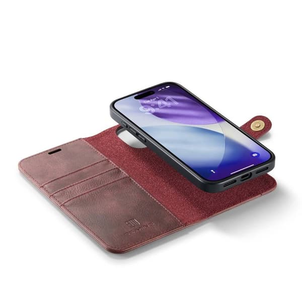 Wallet DG-Ming 2i1 til Apple iPhone 17 Pro Max - RÃ¸d