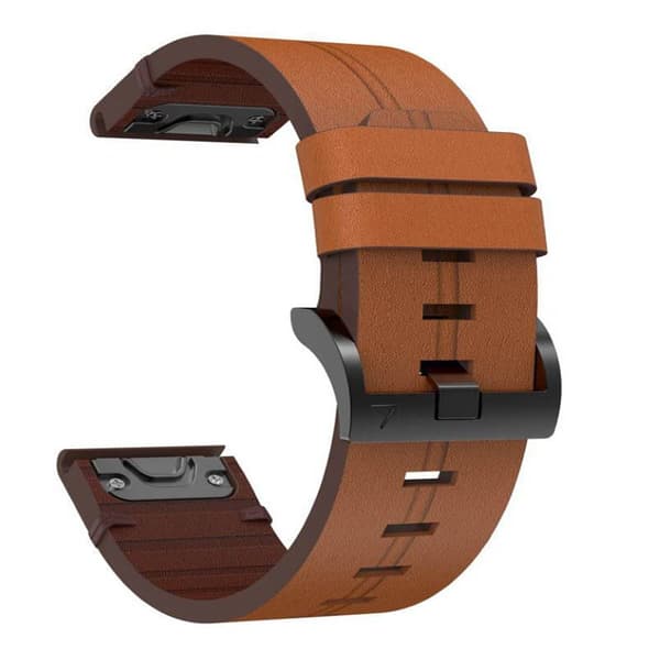 Nail lÃ¦der urrem easyfit til Garmin Tactix 7 - Chestnut Oak