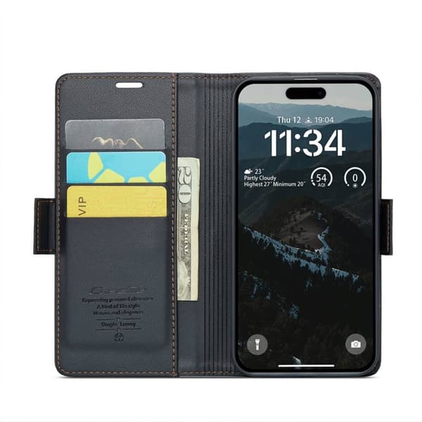 CaseMe mobilcover 023 til Apple iPhone 17 - Sort