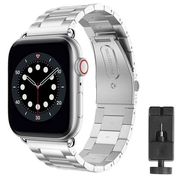 Urrem Rustfrit stÃ¥l til Apple Watch 6 (40mm) - SÃ¸lv