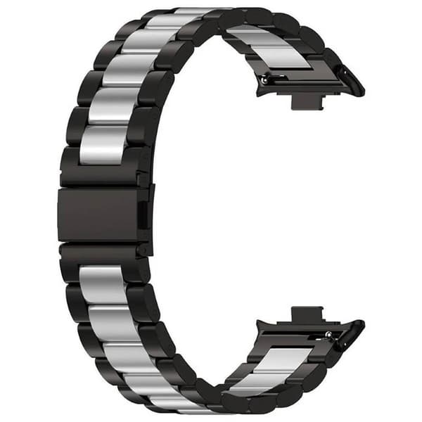 Urrem i rustfrit stÃ¥l til Huawei Watch Fit 5 Pro - Sort/sÃ¸lv