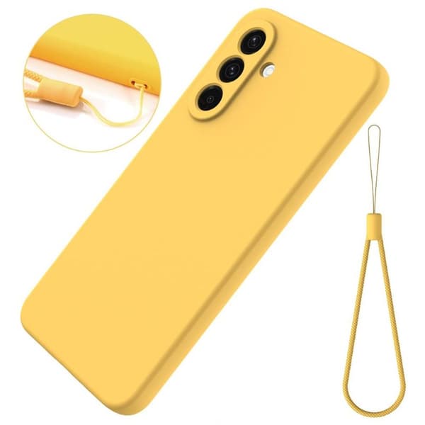 Liquid silikone cover til Samsung Galaxy S26 Plus - Gul