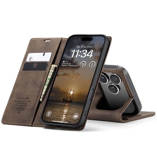 CaseMe mobildeksel 013 til Apple iPhone 17 Pro - Coffee
