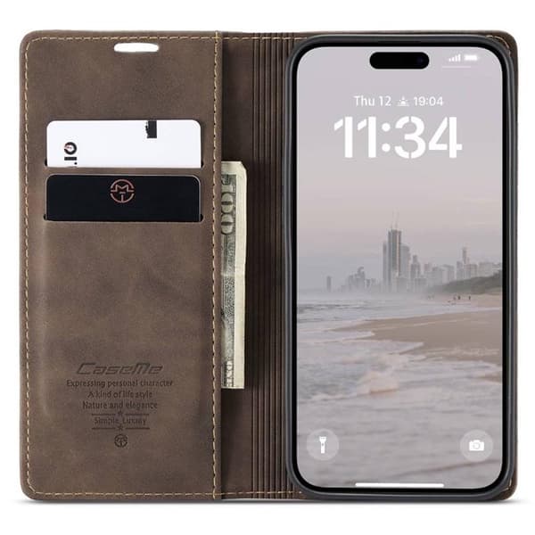 CaseMe mobildeksel 013 til Apple iPhone 17 - Coffee