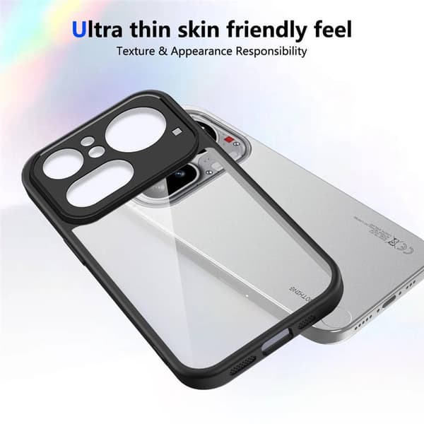 TPU+Acrylic deksel til Nothing Phone 4a Pro - Onyx Black