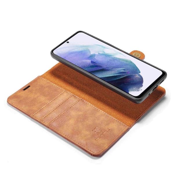 Wallet DG-Ming 2i1 til Samsung Galaxy S22 Plus - Brun