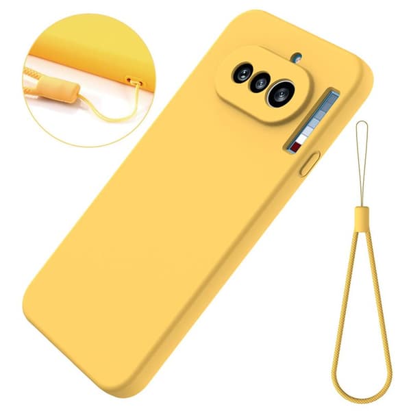 Liquid silikone cover til Nothing Phone 4a - Gul