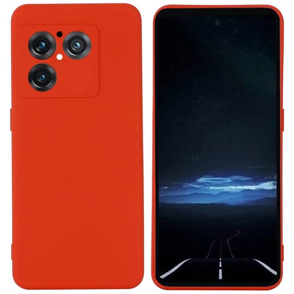 Liquid silikondeksel til Sony Xperia 1 VIII - China Red