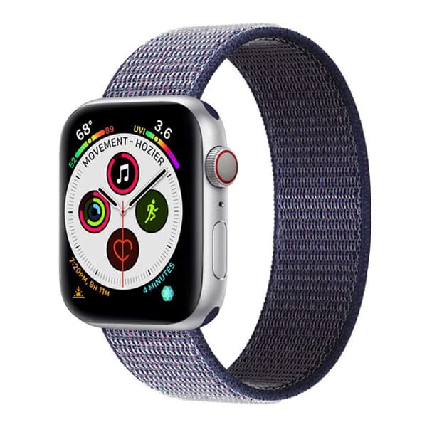 Nylon Urrem til Apple Watch 6 (40mm) - Midnight Blue