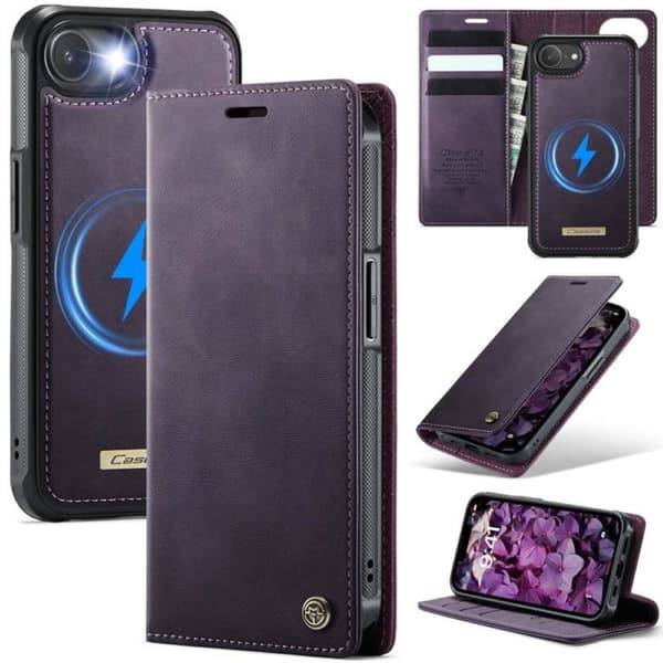 CaseMe mobildeksel C49 2i1 til Apple iPhone 17e â Purple pulse