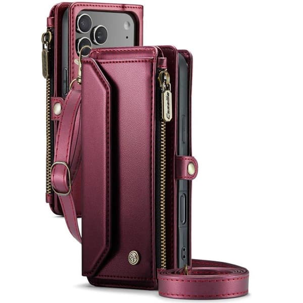 CaseMe mobildeksel C36 til Apple iPhone 17 Pro Max - Burgunder