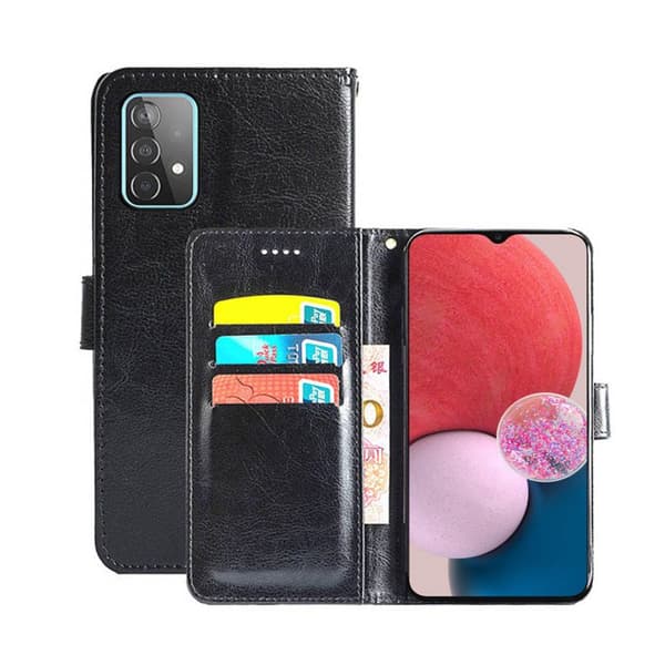 Wallet cover 3-kort til Samsung Galaxy A13 4G - Sort