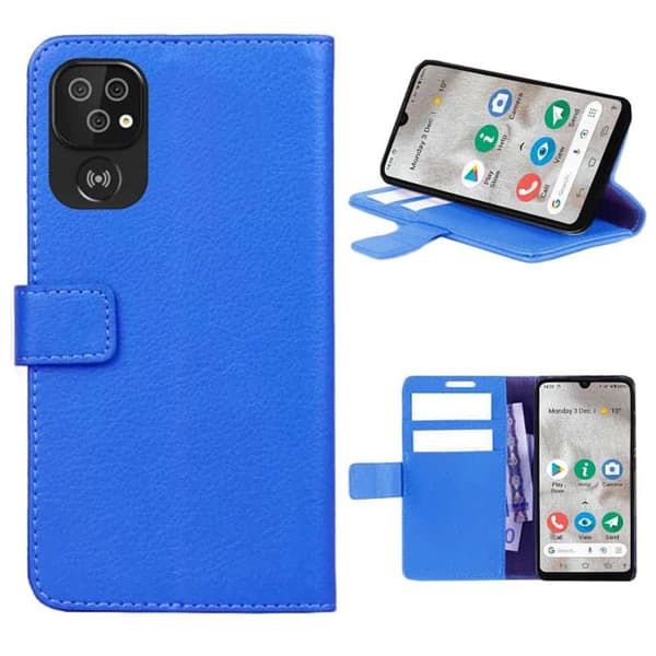 Wallet cover 2-kort til Doro 8110 - Blå