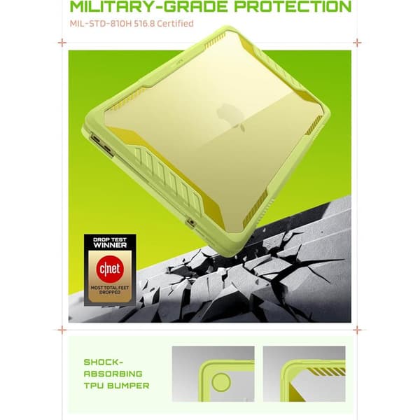 SUPCASE UB kotelo MacBook Neo 13 (2026) - Citrus