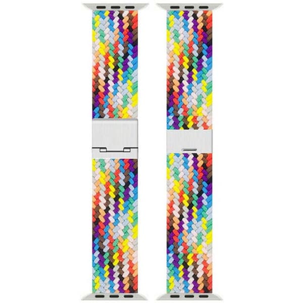 Flettet elastisk urrem til Apple Watch Ultra 3 (49mm) - Pride Ed