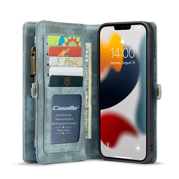 CaseMe mobildeksel 008 8-kort til Apple iPhone 13 Pro Max - BlÃ¥
