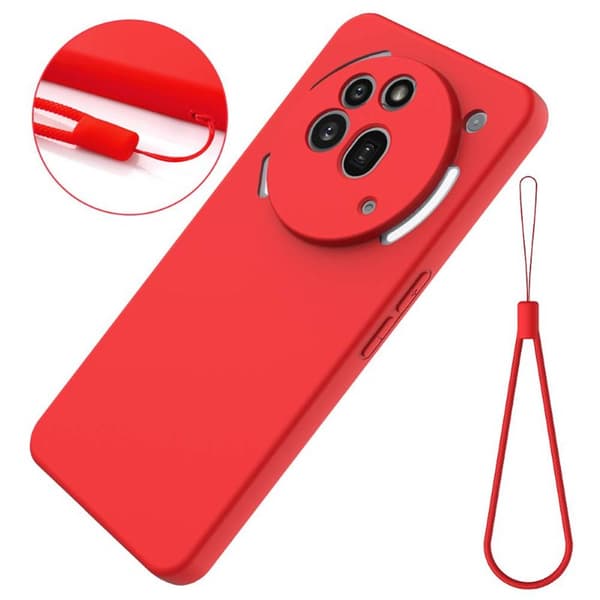Liquid silikone cover til Nothing Phone 3a Pro - Rød