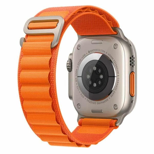 Artic nylon urrem til Apple Watch Ultra 2 (49mm) - Orange
