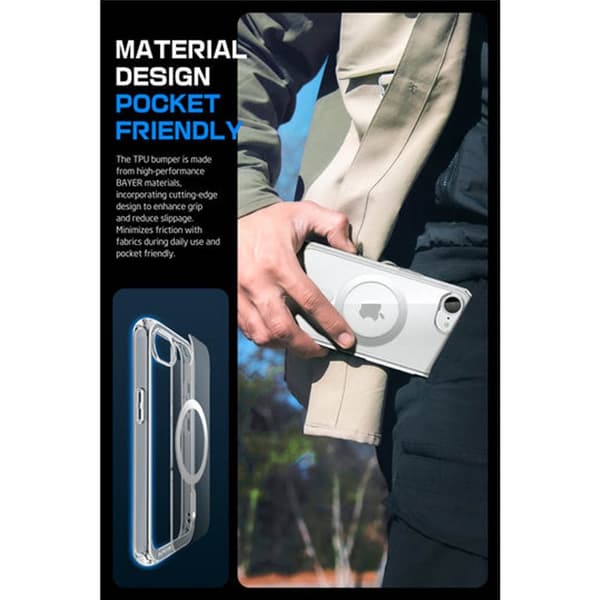 SUPCASE UB Mag cover til Apple iPhone 17e - Clear