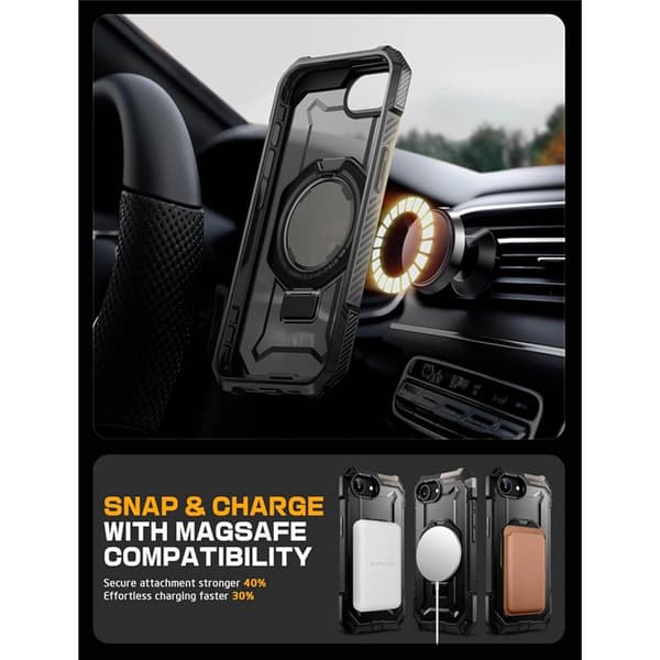 SUPCASE UB Grip skal till Apple iPhone 17e - Svart