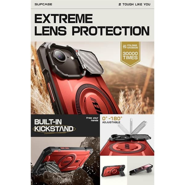 SUPCASE UB Mag XT kuori Apple iPhone 17e - Ruddy