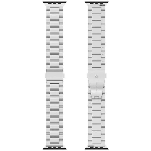 Urrem i rustfrit stÃ¥l til Apple Watch SE 3 (40mm) - SÃ¸lv