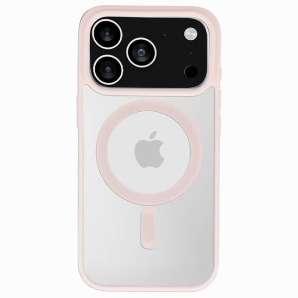 Acrylic MagSafe deksel til Apple iPhone 17 Pro - Blush Pink