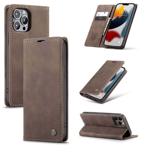 CaseMe mobildeksel 013 til Apple iPhone 13 Pro Max - Coffee