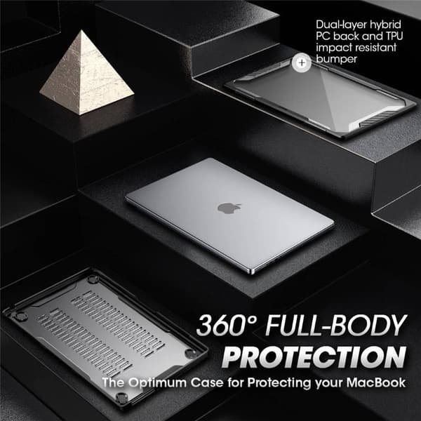 SUPCASE UB cover til MacBook Air 13.6 (2022) - Sort