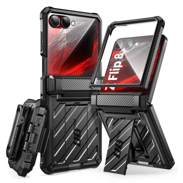 SUPCASE UB Pro deksel til Samsung Galaxy Z Flip 8 - Black
