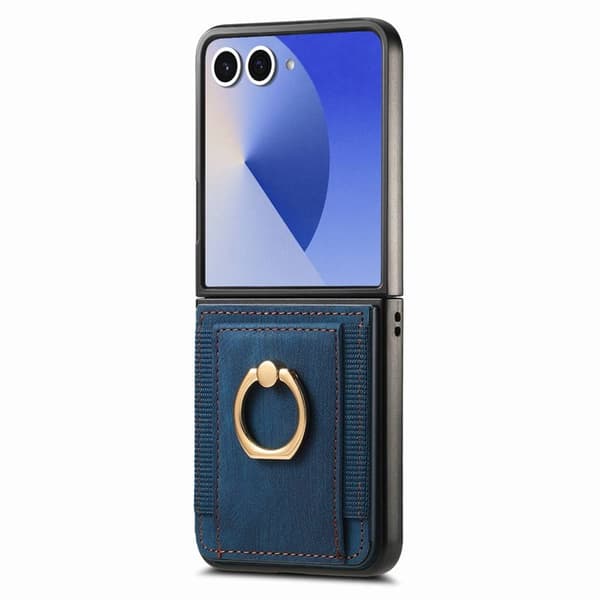 Elastic Ring Case til Samsung Galaxy Z Flip 8 - Royal Blue
